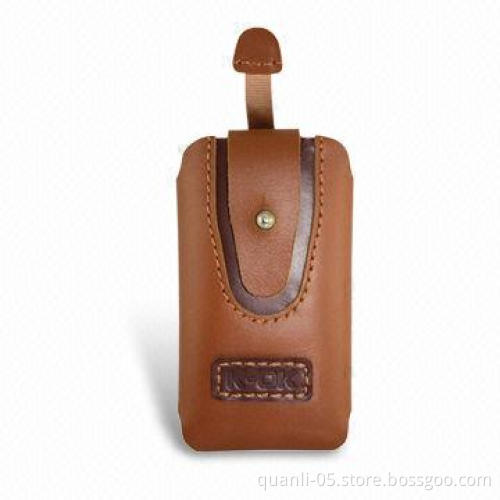 Mobile Phone Case for BlackBerry, with Magnetic Button, Made of Leather
